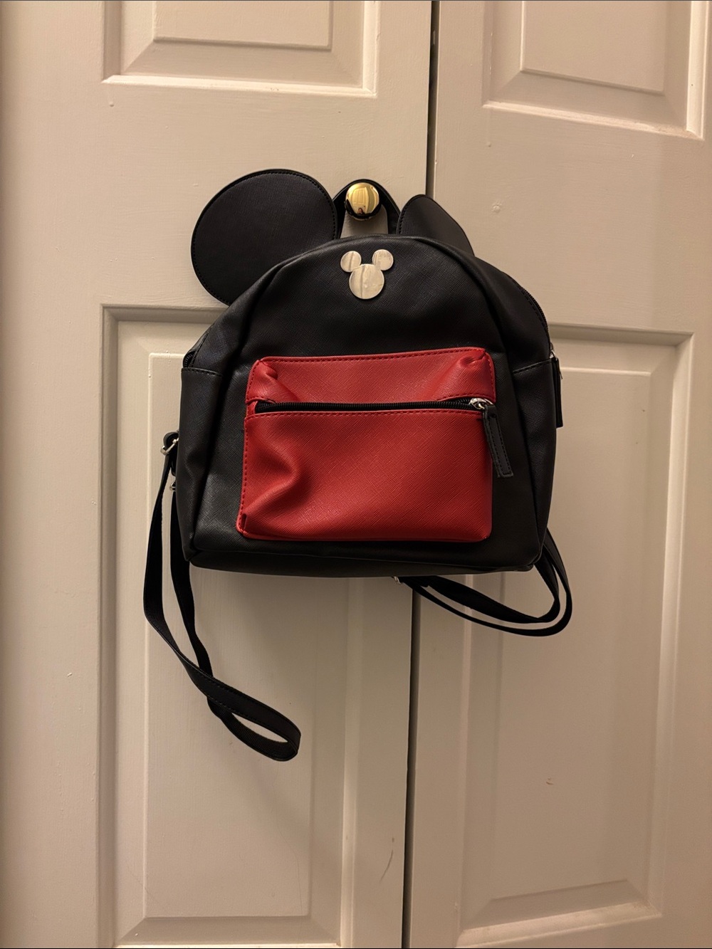 Black & Red Mickey Ear Mini Backpack - Disney Style